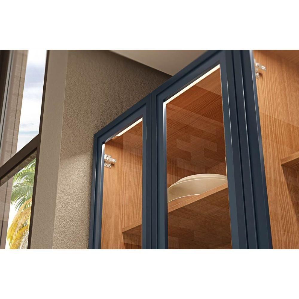 Cozinha Modulada Kappesberg Ciela Ciela 4 Peças (1aéreo+1balcão+1cristaleira+1complemento) C4p166 Canela - Kappesberg - 7