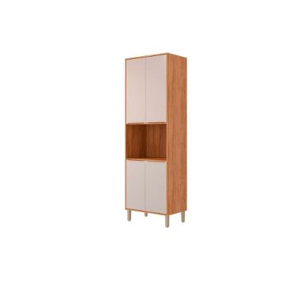 Paneleiro De Cozinha Modulado Esplêndida Torre Quente C- 4 Portas E 1 Nicho P- Forno 70cm Cinamomo-off White - Mgm