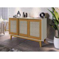 Buffet Detroit 3 Portas Off/White / Madeira - Tebarrot - 1