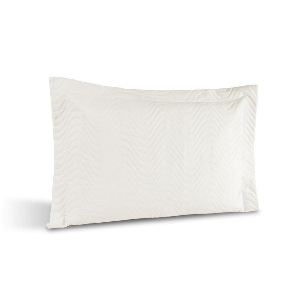 Porta Travesseiro Avulso Percal 200 Fios Algodão Gold 100% Algodão - Palha - 1