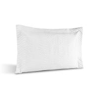 Porta Travesseiro Avulso Percal 200 Fios Algodão Gold 100% Algodão - Branco - 1