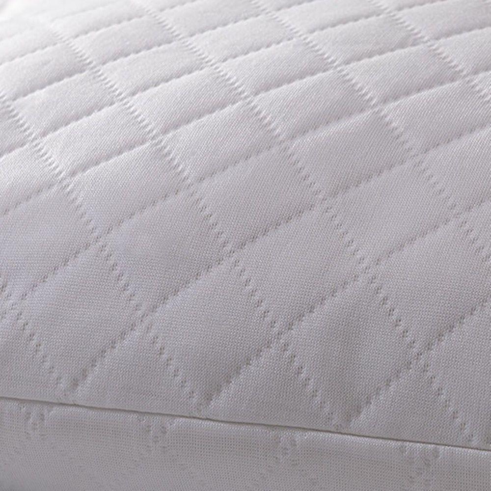 Protetor De Travesseiro Impermeável Jacquard Plus 100% Poliéster - Branco - 2