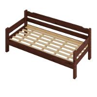 Sofá Cama 3 Lugares Madeira Maciça Com Colchão Solteiro - 3