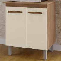 Balcao Multiuso 2 Portas 75 Cm Serena Savana Off White Mobbs Savana Off White - 2