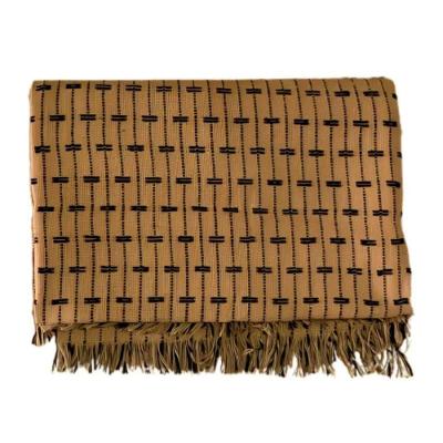 02 Manta Para Sofá Ou Cama Grande 2,50x,180 De 2 E 3 Lugares Capa Protetora Para Sofa Gigante Algodão Caramelo-preto