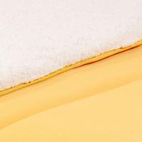 Coberdrom 1 Peça Queen Percal 200 Fios Com Sherpa Flupy 100% Poliéster - Amarelo - 3