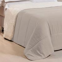 Coberdrom 1 Peça Queen Percal 200 Fios Com Sherpa Flupy 100% Poliéster - Avela - 2