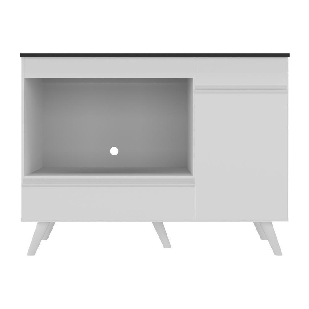 Balcão Para Cooktop E Forno 105cm 1 Porta 1 Gaveta Veneza Multimóveis Mp2258 - Branco - 8