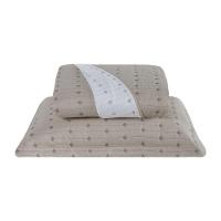 Cobre Leito 2 Peças Solteiro Percal 200 Fios Decor 100% Poliéster - Avelã - 1