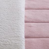 Coberdrom 1 Peça Solteiro Fleece Com Sherpa Noruega 100% Poliéster - Rosa Velho - 2