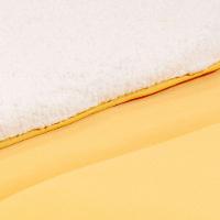 Coberdrom 1 Peça Solteiro Percal 200 Fios Com Sherpa Flupy 100% Poliéster - Amarelo - 3