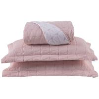 Cobre Leito 3 Peças Queen Percal 200 Fios Cristal 100% Poliéster - Rose - 1