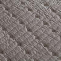 Cobre Leito 3 Peças King Percal 200 Fios Decor 100% Poliéster - Avelã - 5