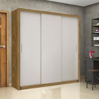 Guarda-roupa Casal Clarice Com 4 Gavetas Carioca Móveis Cinamomo/off White - 2