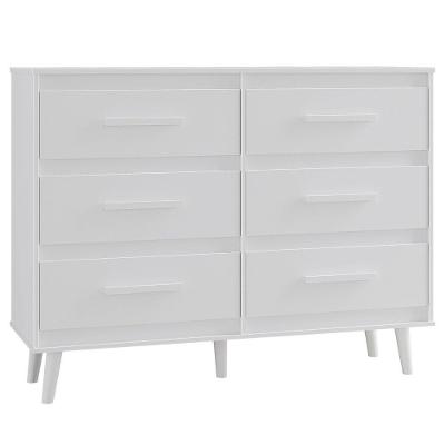 Cômoda Mila 6 Gavetas Branco Moblis