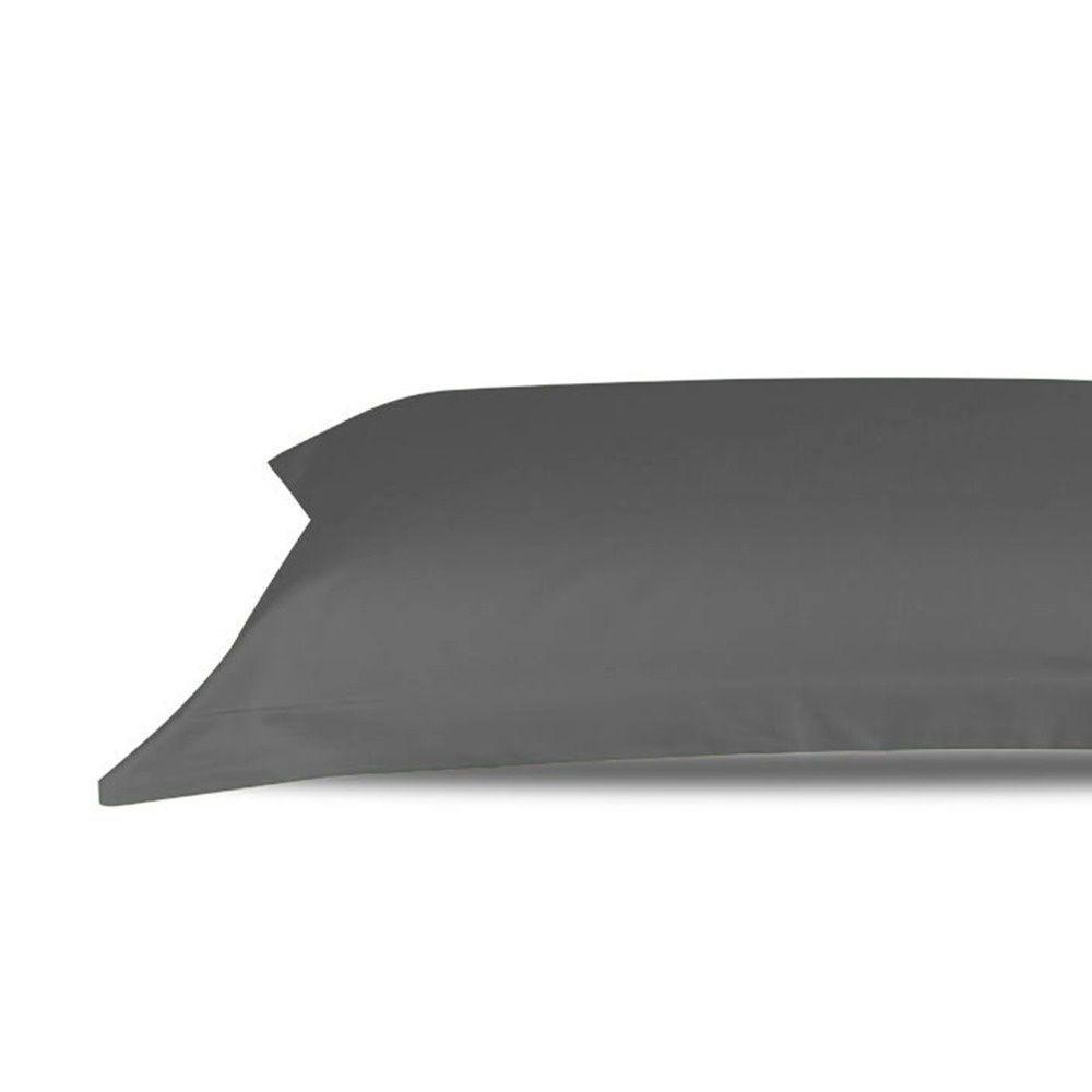 Fronha Avulsa Percal 200 Fios Algodão Com Abas Gold 100% Algodão - Grafite - 2