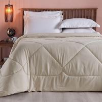 Edredom 1 Peça Queen Percal 200 Fios Unique 100% Poliéster - Avelã - 2