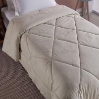 Edredom 1 Peça Solteiro Percal 200 Fios Unique 100% Poliéster - Avelã - 4