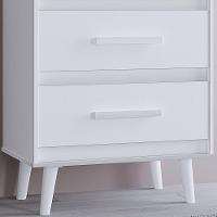 Cômoda Mila 3 Gavetas Branco Moblis - 5