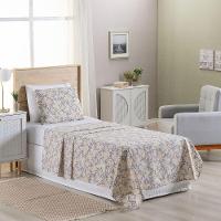 Jogo De Lençol 3 Peças Solteiro Percal 180 Fios Homme 60% Algodão 40% Poliéster - Peplum Salmão - 2