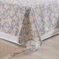 Jogo De Lençol 3 Peças Solteiro Percal 180 Fios Homme 60% Algodão 40% Poliéster - Peplum Salmão - 7