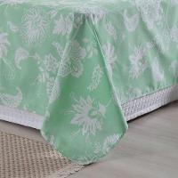 Jogo De Lençol 3 Peças Solteiro Percal 180 Fios Homme 60% Algodão 40% Poliéster - Jade Verde - 7