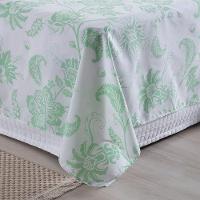 Jogo De Lençol 3 Peças Solteiro Percal 180 Fios Homme 60% Algodão 40% Poliéster - Jazzy Verde - 6