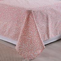 Jogo De Lençol 3 Peças Solteiro Percal 180 Fios Homme 60% Algodão 40% Poliéster - Gummy Pink