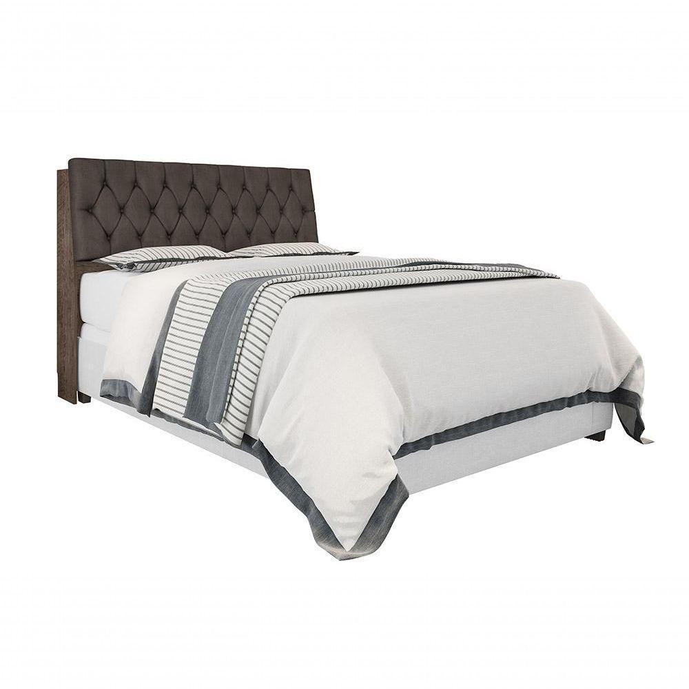 Cabeceira Box Queen 1,58 Isis Chocolate Com Capitonê Marrom - Framar Móveis - 2