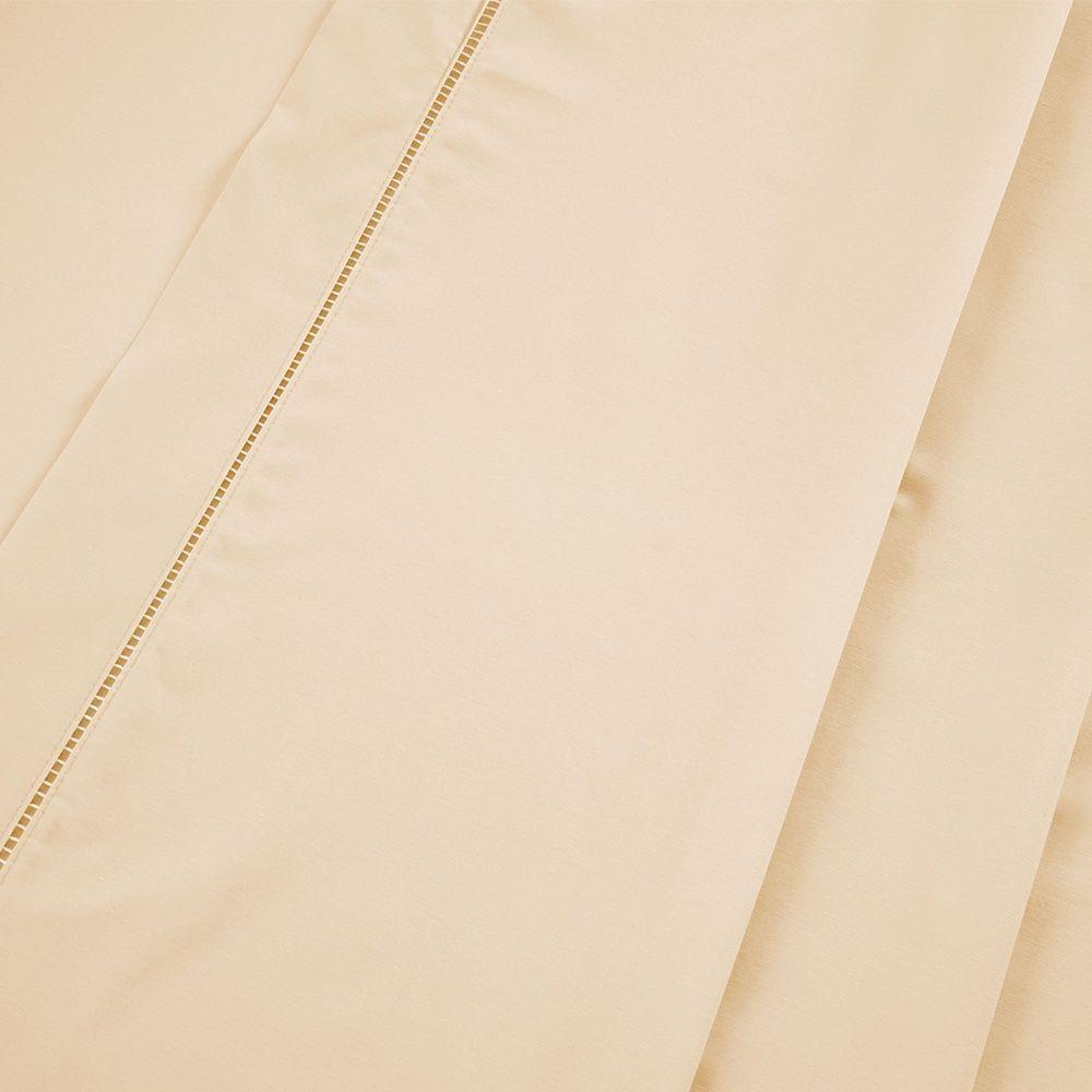 Jogo De Cama Premier Casal 04 Peças Hipercal 500 Fios 100% Poliéster - Bege - 5