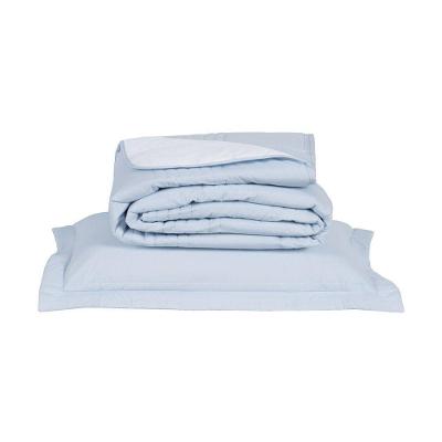 Kit Cobre Leito Premier Solteiro 2 Peças Hipercal 500 Fios 100% Poliéster - Azul