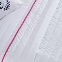 Kit Cobre Leito 5 Peças Queen Inove Percal 200 Fios 100% Poliéster - Love Branco/pink - 5