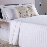 Kit Cobre Leito 5 Peças Queen Inove Percal 200 Fios 100% Poliéster - Nature Branco/cáqui - 6