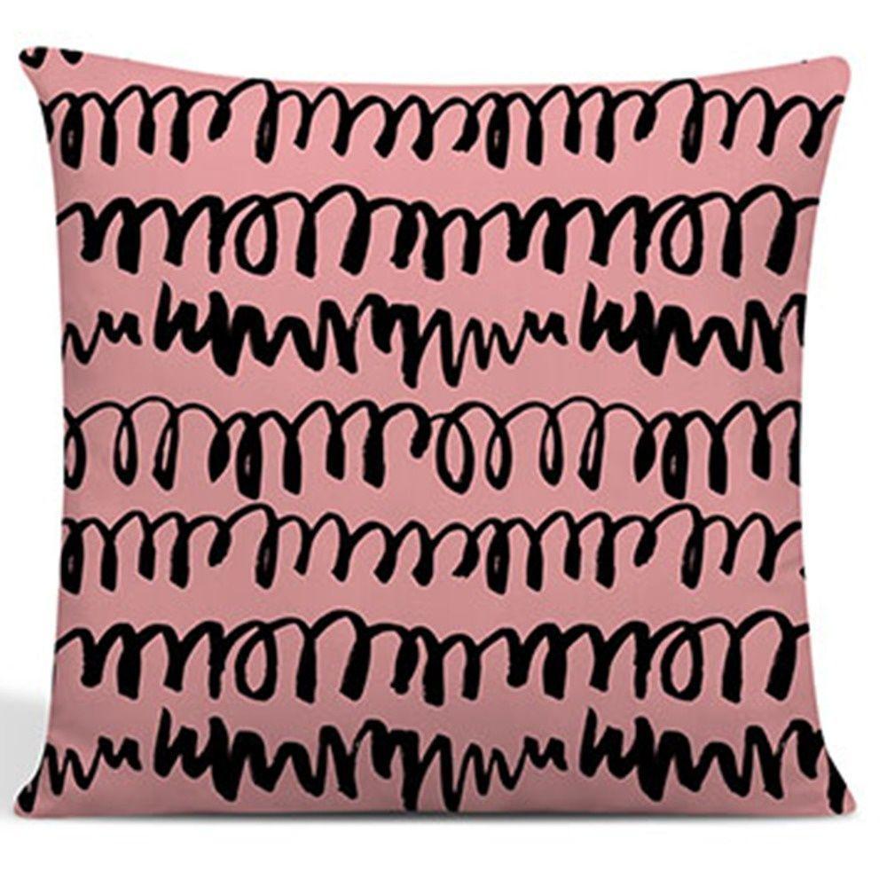 Kit 4 Capas Para Almofadas Decorativas Juma Oxford 100% Poliéster - Love Rosê - 3