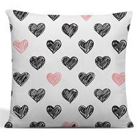 Kit 4 Capas Para Almofadas Decorativas Juma Oxford 100% Poliéster - Love Rosê