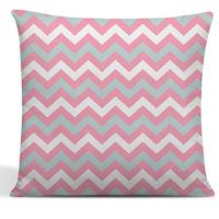 Kit 4 Capas Para Almofadas Decorativas Juma Oxford 100% Poliéster - Chevron Rosê