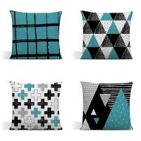 Kit 4 Capas Para Almofadas Decorativas Juma Oxford 100% Poliéster - Cross Tifany - 1