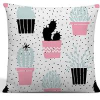 Kit 4 Capas Para Almofadas Decorativas Juma Oxford 100% Poliéster - Chevron Rosê - 5