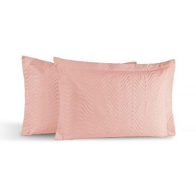 Kit 02 Portas Travesseiros Percal 200 Fios Algodão Gold 100% Algodão - Rosê