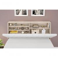 Cabeceira Box Queen 1,58 Isis Amarula Com Painel Class Branco - Framar Móveis - 3