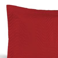 Kit 02 Portas Travesseiros Percal 180 Fios Silver 60% Algodão 40% Poliéster - Vermelho - 3