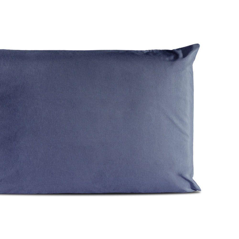 Kit 02 Fronhas Percal 180 Fios Ponto Palito Dream 60% Algodão 40% Poliéster - Topázio - 3