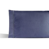 Kit 02 Fronhas Percal 180 Fios Ponto Palito Dream 60% Algodão 40% Poliéster - Topázio - 2