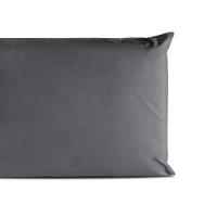 Kit 02 Fronhas Percal 180 Fios Ponto Palito Dream 60% Algodão 40% Poliéster - Grafite - 3