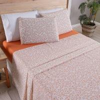 Jogo De Lençol 4 Peças King Percal 180 Fios Homme 60% Algodão 40% Poliéster - Lilith Laranja - 3