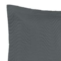 Porta Travesseiro Avulso Percal 180 Fios Silver 60% Algodão 40% Poliéster - Grafite - 2