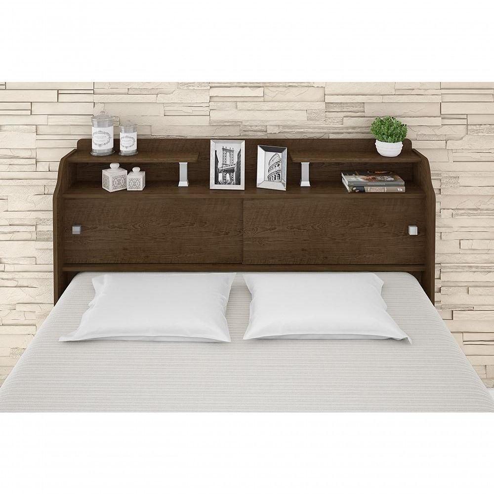 Cabeceira Box Casal 1,38cm Elisa Malbec - Framar Móveis - 2