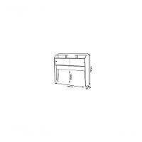 Cabeceira Box Casal 1,38cm Elisa Malbec - Framar Móveis - 3