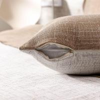 Kit Colcha 4 Peças Solteiro Jacquard Dual 60% Algodão 40% Poliéster - Bege - 5