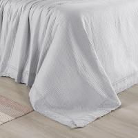 Kit Colcha 3 Peças Queen Percal 300 Fios Bordado Inglês Home Paris - Branco - 5